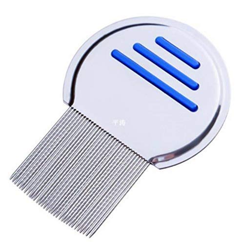 1PC Acero Inoxidable Terminator piojos Peine Libre del Pelo de los niños Rid Piojos Dientes Súper Densidad Quitar Las liendres Peine