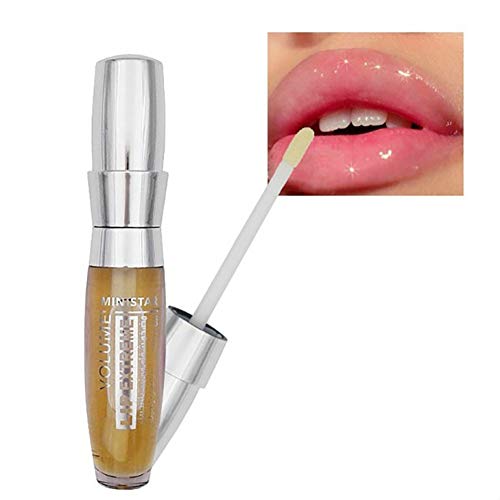 1PC de gran alcance para dar volumen Labios All Natural Lip Serum de larga duración Hidratante atractivo 3D Labios Detalle de brillo de labios reforzador para las muchachas de las mujeres