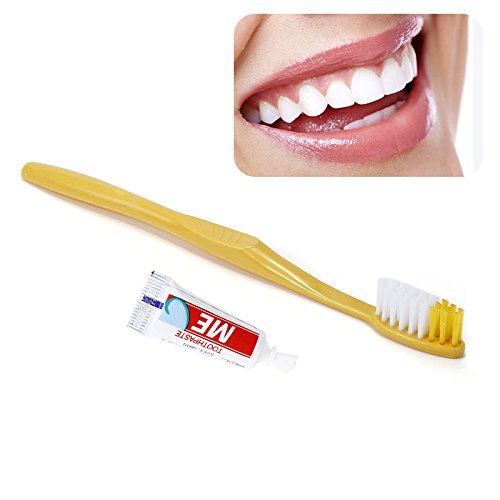 1PC Hotel Baño desechable Premium Cepillo de dientes afilado suave pasta dental herramientas para viajero