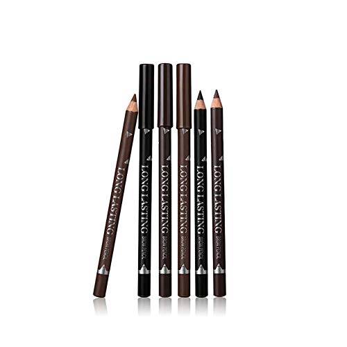 1PC Lápices De Cejas Impermeable Microblading Pluma De La Ceja Del Maquillaje De Larga Duración Smudgeproof Ojos Pro Delineador De Ojos Pluma De La Ceja Cosmética De La Belleza Herramienta Brown