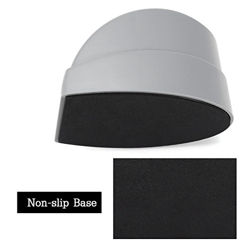 2 colores francés Dip Nail Container Smile Line Maker francés Nail Art Guide Manicura Herramientas(gris)