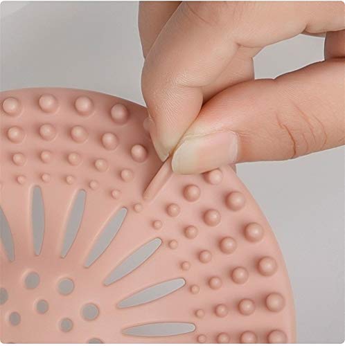 2-piece fregadero de cocina de silicona anti obstrucción de drenaje de suelo cubierta de drenaje zócalo del enchufe del pelo anti obstrucción del filtro Filtro de alcantarillado Outlet 3 colores dispo