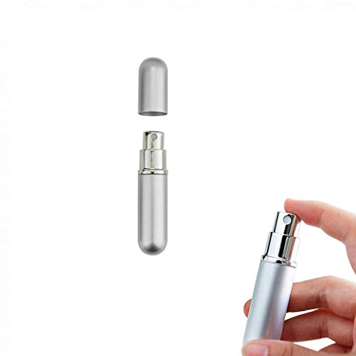 2 Piezas De Botellas Claras Perfume Mini Portátil De Viaje De Perfume Recargable Del Atomizador Del Aerosol De La Botella Vacía Para El Monedero Del Bolsillo