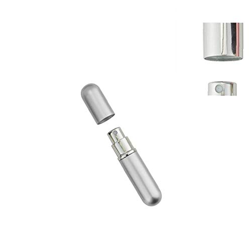 2 Piezas De Botellas Claras Perfume Mini Portátil De Viaje De Perfume Recargable Del Atomizador Del Aerosol De La Botella Vacía Para El Monedero Del Bolsillo