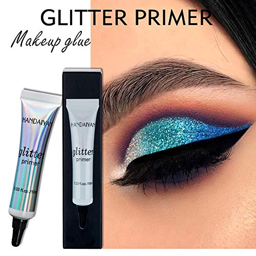 2 piezas de sombra de ojos Brillo Primer Glue Base de ojos de larga duración Maquillaje multifuncional Primer para ojos, labios, maquillaje facial