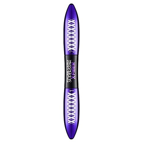 2 x l 'oréal paris False Lash Superstar X Cable de máscara de pestañas – Xtreme negro