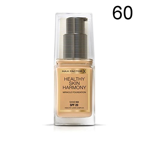 2 x Max Factor Healthy Skin Harmony Miracle Foundation - 60 Sand
