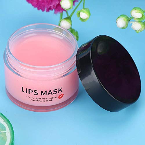 20 g Máscara para labios, Máscara hidratante para labios, Labios para aclarar, Labios delicados, Hidratante nutritiva Aclara las líneas de los labios Cuidado de los labios contra el envejecimiento