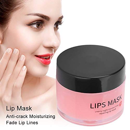 20 g Máscara para labios, Máscara hidratante para labios, Labios para aclarar, Labios delicados, Hidratante nutritiva Aclara las líneas de los labios Cuidado de los labios contra el envejecimiento