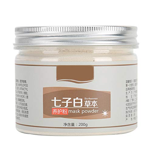 200g Polvo Facial, Polvo Blanqueador Hidratante para Blanquear la Máscara
