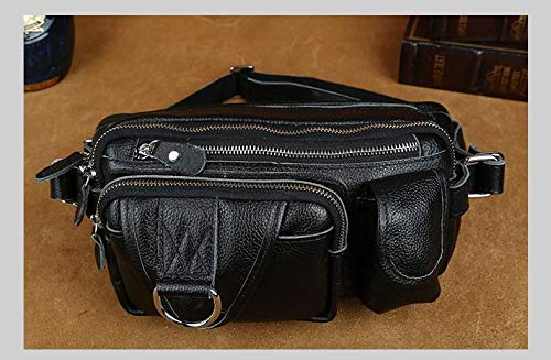 2018 Nuevo Bolso De La Cintura De Cuero Bolso De La Cintura De Los Hombres Bolso De La Cintura Bolso De La Cintura Grande Monedero De La Cartera A