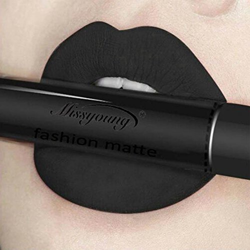 2018 Pintalabios Mate Larga Duracion Labial de Maquillaje Profesional para Niñas por ESAILQ