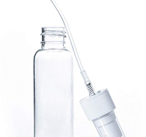 20pcs (30ML) Atomizing Spray Bottle plástico Transparente Reutilizable, Botella de Spray dePerfume, Botella de Spray para Loción + 24 piezas de Papel para etiquetas (A)