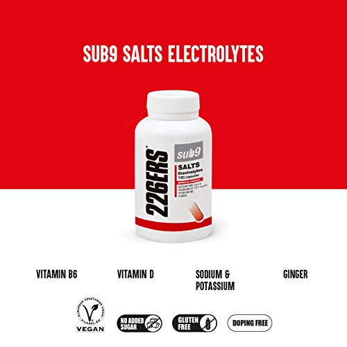 226ERS Sub9 Salts Electrolytes, Sales Minerales con Vitaminas y Jengibre - 100 cápsulas