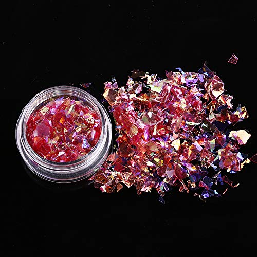 24 Cajas Nail Art Foil Gold Silver Foil Paillette Flake Nail Art Decoration