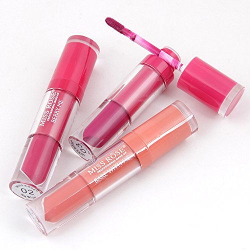 24 Colores Profesional Mate Pintalabios de Maquillaje Larga Duracion para Niñas por ESAILQ K