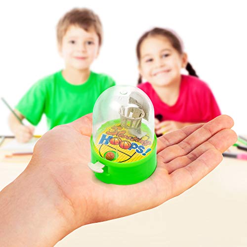 24 Juegos de Lanzar Baloncesto con el dedo de Escritorio - Un entretenimiento familiar portátil y que reduce el estrés, ideal para los juguetes de fiesta para niños.