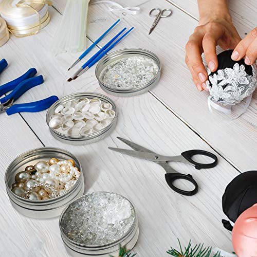 24 pcs lata aluminio vacio LANMOK hacer labio Ungüento de dos diferente de 30ml y 60ml para cosmetica, viajes almacenamiento, aceite, etc