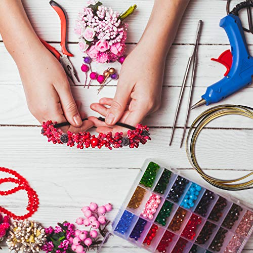 24 Piezas Diadema de Metal Lisa Diadema en Blanco Diadema de Marco de Manualidades para Hombres Mujeres Accesorios de Pelo, 3 Colores