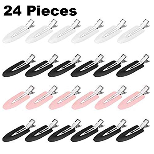 24 pinzas para el pelo sin doblar, sin arrugas, para peinado, pulseras de dedos o para maquillaje