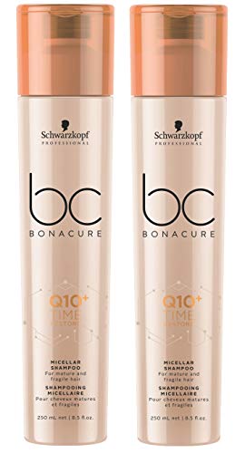 2er Schwarzkopf Professional Bonacure Q10 Time Restore Shampoo je 250 ml = 500 ml