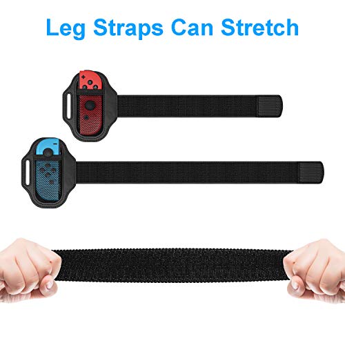 [2Pack] Ring Fit Adventure Band para Nintendo Switch JoyCon, para Switch Ring Fit Adventure Bundle Bein-Befestigungsband Sports Strap