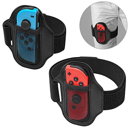 [2Pack] Ring Fit Adventure Band para Nintendo Switch JoyCon, para Switch Ring Fit Adventure Bundle Bein-Befestigungsband Sports Strap