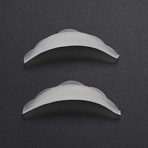 3 pares de almohadillas de protección de silicona de rizo Extensión de pestañas de pestañas de rizado S M L