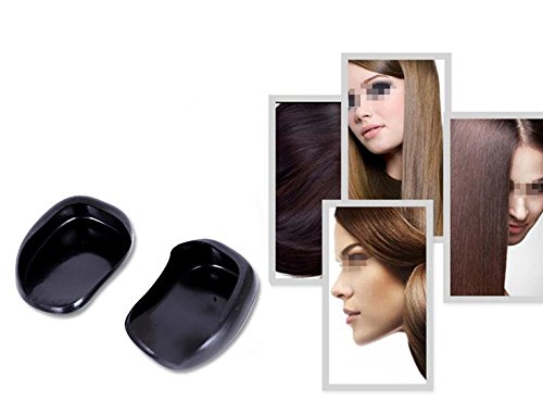3 pares de tapas de plástico reutilizables para el pelo, protector para colorear, protector de peluquería, kit de peluquería, color al azar