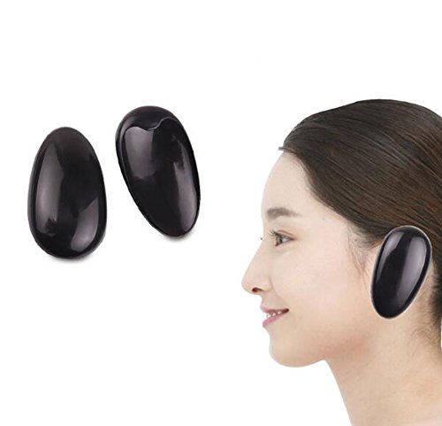 3 pares de tapas de plástico reutilizables para el pelo, protector para colorear, protector de peluquería, kit de peluquería, color al azar