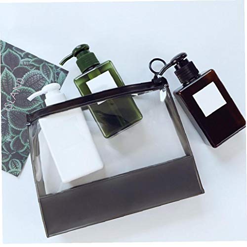 3 pcs viaje botellas vacías 150ml botella transparente fina niebla atomizador de pulverización de la botella de perfume recargable para el grupo de viaje de color al azar de la bolsa