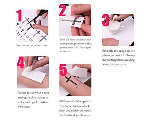 3 Piezas Gran Brazo Manga Tatuaje boceto león Tigre Tatuaje Impermeable Pegatina Salvaje Feroz Animal tótem Tatuaje