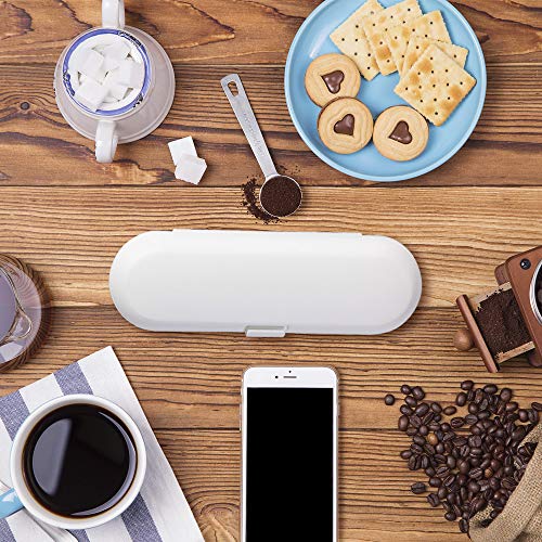 3 Piezas Portátil Estuche de viaje para cepillo eléctrico de dientes, URAQT Bolsa Caja protectora de transporte para Oral-B y Philips
