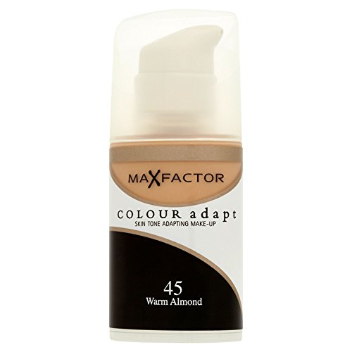 3 x Max Factor Colour Adapt Skin Tone Adapting Foundation 34ml - 45 Warm Almond