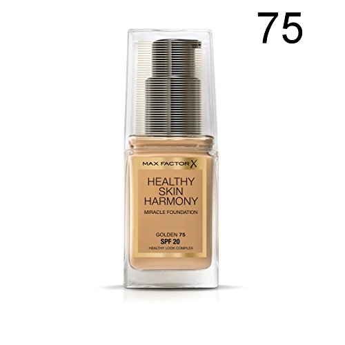 3 x Max Factor Healthy Skin Harmony Miracle Foundation - 75 Golden