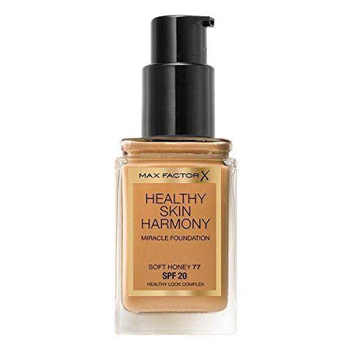 3 x Max Factor Healthy Skin Harmony Miracle Foundation - 77 Soft Honey