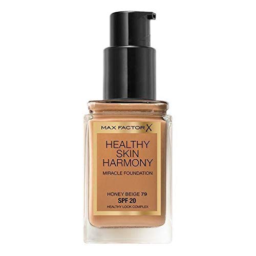 3 x Max Factor Healthy Skin Harmony Miracle Foundation - 79 Honey Beige