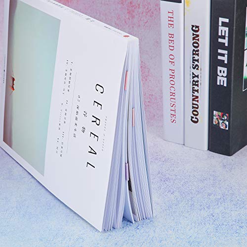 30 Marcadores de Libro Magnéticos Marcapáginas Clip de Página Lindo para Estudiantes Oficina Lectura Papelería (Gato)