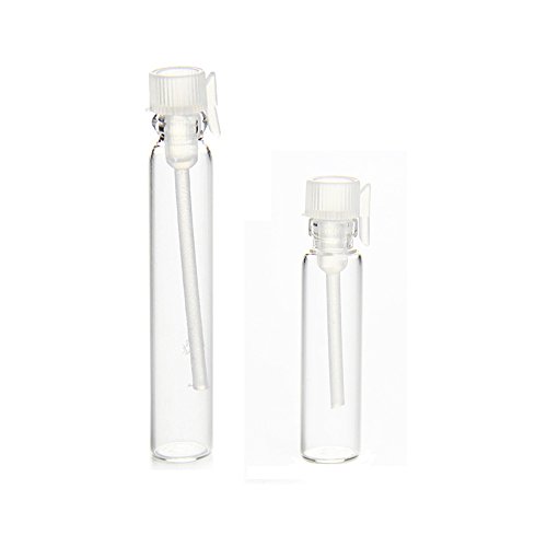 30 pcs vacío Mini viales de muestra de almacenamiento botella de Perfume de cristal rellenable transparente viaje esencial aceite líquido fragancia Aromaterapia muestra botella tarro recipiente, 2ml
