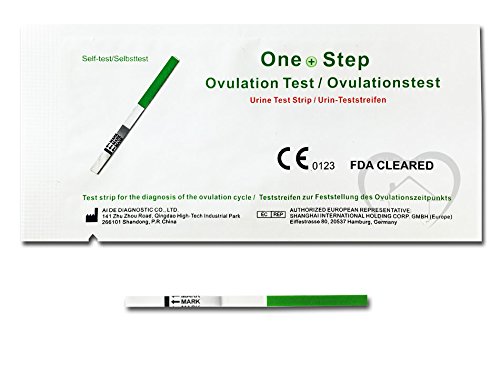 30 x Test de ovulacion 20 mlU/mL, Tiras reactivas de Prueba de ovulacion in-vitro OneStep y 5 x Test de embarazo Diagnostico en casa, incluye un LIBRO GUIA DIGITAL EN PDF