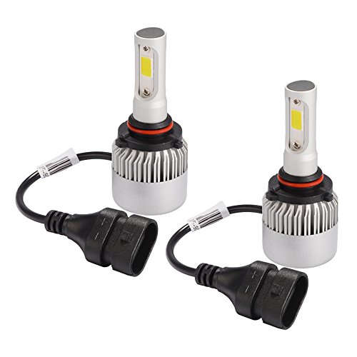 30000LM Max 200W (2 Bulbs) S2 CREE LED Car Headlight 9005/H10/HB3 Halogen Lamp Bulb Built-in Cooling Fan 6500K White