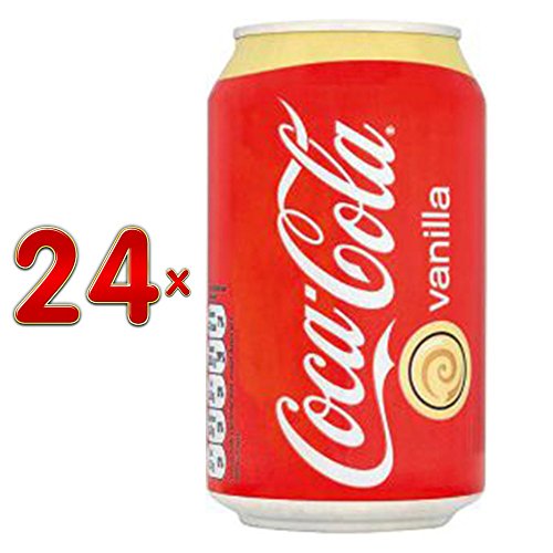 330ml Vanilla Coca-Cola (Paquete de 24 x 330 ml)