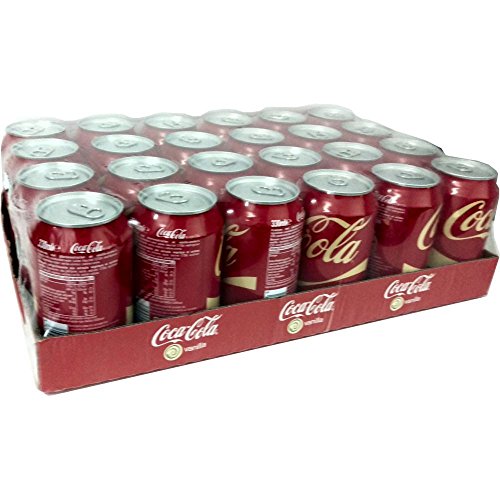 330ml Vanilla Coca-Cola (Paquete de 24 x 330 ml)