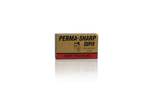 3x Astra 3x Perma-sharp 3x Derby 3X Shark (60 cuchillas de afeitar) - Recambios para maquinillas de doble hoja, 60 unidades