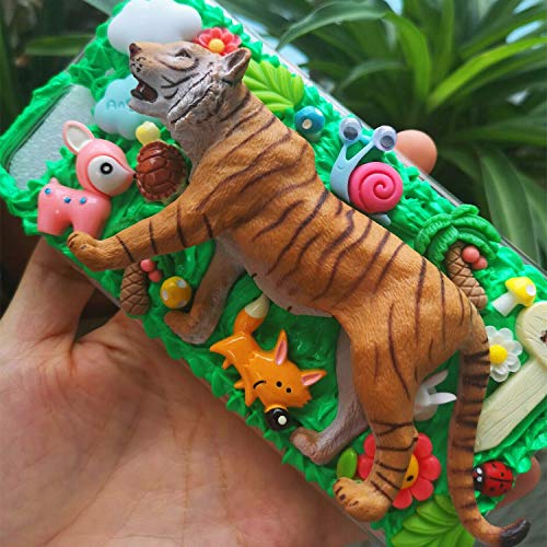 4 en 1 hecho a mano crema dibujos animados Navidad teléfono casos y 2 películas y 1 correa para HuaWei HONOR 30 PRO PLUS Y9S Y7P Y5P Y7 PRIME 2019-C7 jirafa forestal-para Y8s