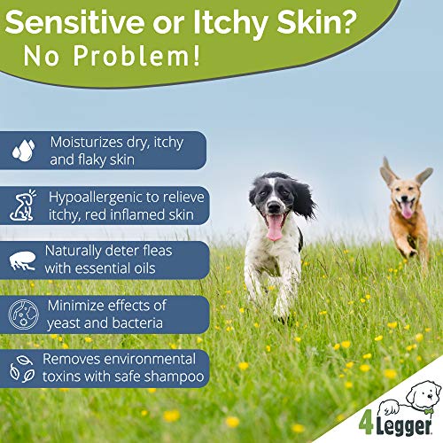 4-Legger certificada champú para Perros orgánica