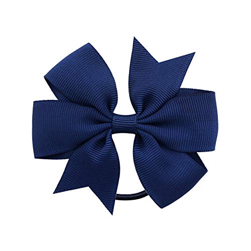 40 piezas 3.5 pulgadas bebé niñas lazos para el cabello cintas para el cabello diadema elástica titular de cola de caballo banda para el cabello accesorios para el cabello para niños pequeños