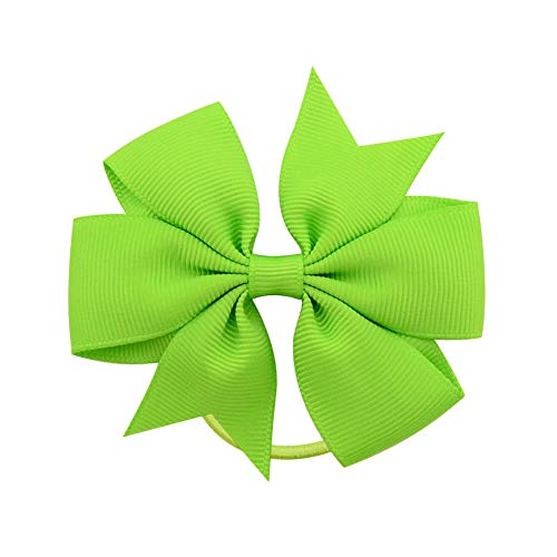 40 piezas 3.5 pulgadas bebé niñas lazos para el cabello cintas para el cabello diadema elástica titular de cola de caballo banda para el cabello accesorios para el cabello para niños pequeños