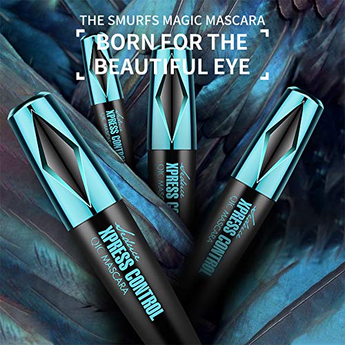 4D Silk Fiber Eyelash Mascara, 4D Mascara, 4D Máscara de Pestañas de Fibra de Seda, Larga duración, sin arrugas, sin manchas, más larga, más gruesa, Negra
