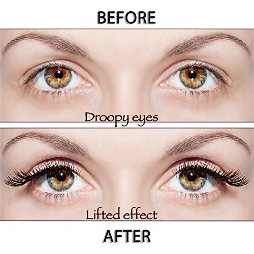 4D Silk Fiber Lash Mascara - USHION Impermeable Larga Duración Extensión Larga Pestañas Mascara con peine de Pestañas Libre Negro